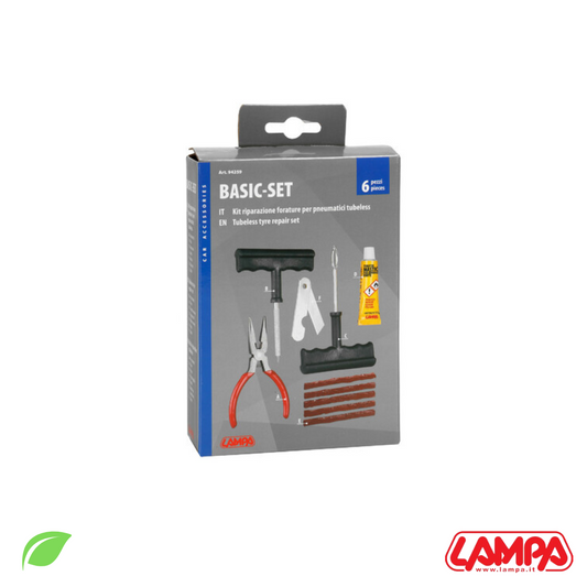 Kit riparazione forature pneumatici tubeless