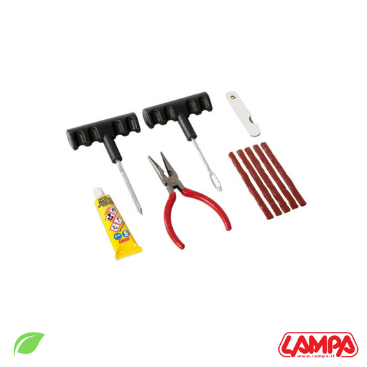 Kit riparazione forature pneumatici tubeless