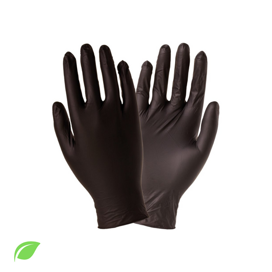 Guanti in lattice NERO S/M/L/XL