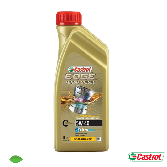 OLIO MOTORE CASTROL EDGE TURBO DIESEL 5W-40 Q3 TITANIUM 1L