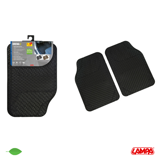 COPPIA TAPPETI UNIVERSALI ANTERIORI - NERO