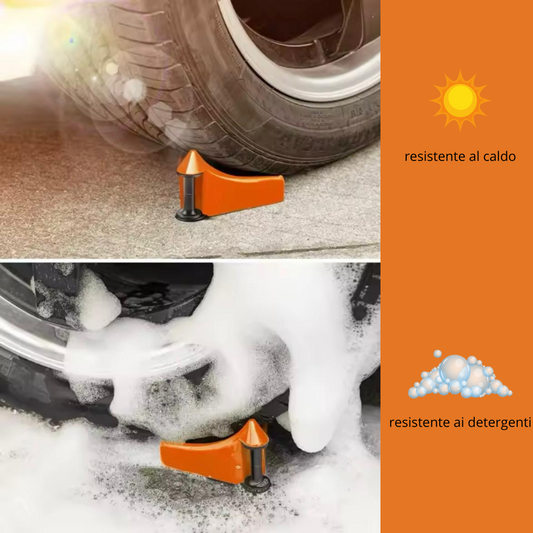 Accessorio flessibile scorrevole cuneo per pneumatici 1pz