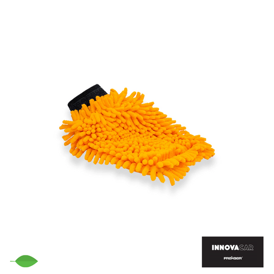 Rasta Wash Mitt - Guanto per il lavaggio morbido GIALLO